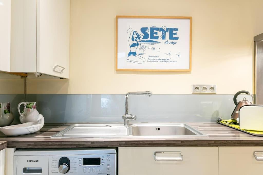 Appartement T4 Centre Ville Sete Tout Confort 3 Chambres Eksteriør bilde